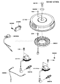 Page F Diagram and Parts List for FH430V AS04 Kawasaki Engine