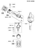 Page J Diagram and Parts List for FH430V AS05 Kawasaki Engine