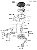 Page D Diagram and Parts List for FH430V AS07 Kawasaki Engine