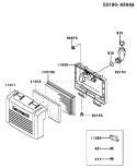Page A Diagram and Parts List for FH430V AS09 Kawasaki Engine