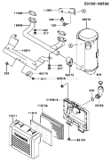 Page A Diagram and Parts List for FH430V AS13 Kawasaki Engine