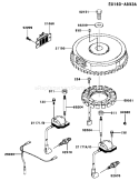 Page F Diagram and Parts List for FH430V AS13 Kawasaki Engine