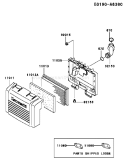 Page A Diagram and Parts List for FH430V BS04 Kawasaki Engine