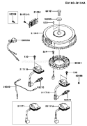 Page F Diagram and Parts List for FH430V BS04 Kawasaki Engine