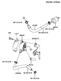 Page G Diagram and Parts List for FH430V BS34 Kawasaki Engine