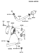 Page G Diagram and Parts List for FH430V AS38 Kawasaki Engine