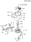 Page D Diagram and Parts List for FH430V BS51 Kawasaki Engine