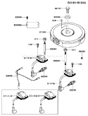 Page F Diagram and Parts List for FH430V AS25 Kawasaki Engine
