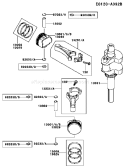 Page J Diagram and Parts List for FH381V CS06 Kawasaki Engine