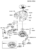 Page D Diagram and Parts List for FH430V AS33 Kawasaki Engine