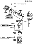 Page J Diagram and Parts List for FH430V DS01 Kawasaki Engine