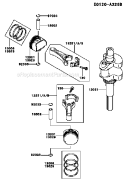 Page J Diagram and Parts List for FH430V DS08 Kawasaki Engine