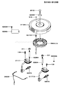 Page F Diagram and Parts List for FH430V DS21 Kawasaki Engine