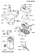 Page A Diagram and Parts List for FH381V AS29 Kawasaki Engine