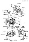 Page E Diagram and Parts List for FH430V DS27 Kawasaki Engine