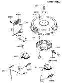 Page F Diagram and Parts List for FH430V DS51 Kawasaki Engine