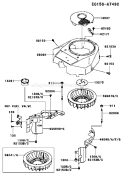 Page D Diagram and Parts List for FH430V ES06 Kawasaki Engine