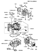 Page E Diagram and Parts List for FH430V AS38 Kawasaki Engine