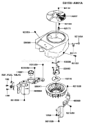 Page D Diagram and Parts List for FH430V JS51 Kawasaki Engine