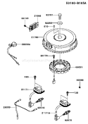 Page F Diagram and Parts List for FH430V JS51 Kawasaki Engine