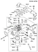 Page B Diagram and Parts List for FH451V AS01 Kawasaki Engine
