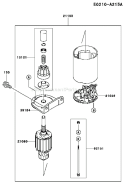 Page K Diagram and Parts List for FH451V AS06 Kawasaki Engine