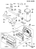 Page A Diagram and Parts List for FH451V AS11 Kawasaki Engine