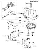 Part Location Diagram of 59031-7003 Kawasaki Coil-Charging