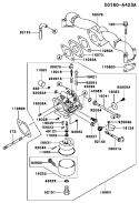 Page B Diagram and Parts List for FH451V AS17 Kawasaki Engine