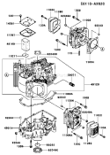 Page E Diagram and Parts List for FH451V AS11 Kawasaki Engine