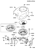 Page D Diagram and Parts List for FH451V BS10 Kawasaki Engine