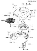 Page D Diagram and Parts List for FH451V BS12 Kawasaki Engine