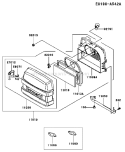 Page A Diagram and Parts List for FH451V AS15 Kawasaki Engine