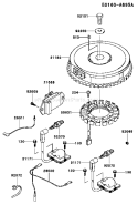Page F Diagram and Parts List for FH451V BS50 Kawasaki Engine