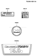 Page H Diagram and Parts List for FH451V CS03 Kawasaki Engine