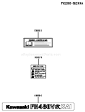 Page H Diagram and Parts List for FH480V AS23 Kawasaki Engine