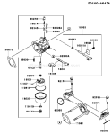 Page B Diagram and Parts List for FH480V AS24 Kawasaki Engine