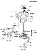 Page D Diagram and Parts List for FH480V AS24 Kawasaki Engine
