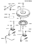 Page F Diagram and Parts List for FH480V AS24 Kawasaki Engine