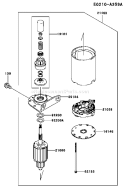 Page K Diagram and Parts List for FH480V BS23 Kawasaki Engine