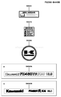 Page H Diagram and Parts List for FH480V CS22 Kawasaki Engine
