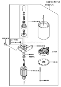 Page K Diagram and Parts List for FH480V DS20 Kawasaki Engine