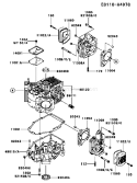 Page E Diagram and Parts List for FH480V DS20 Kawasaki Engine