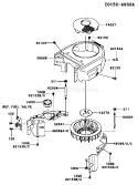 Page D Diagram and Parts List for FH480V DS21 Kawasaki Engine