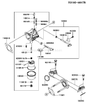 Page B Diagram and Parts List for FH480V DS24 Kawasaki Engine