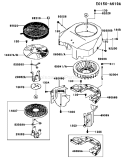 Page D Diagram and Parts List for FH500V AS01 Kawasaki Engine