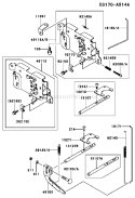 Page C Diagram and Parts List for FH500V AS00 Kawasaki Engine