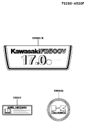 Page H Diagram and Parts List for FH500V AS12 Kawasaki Engine