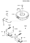 Page F Diagram and Parts List for FH500V AS13 Kawasaki Engine