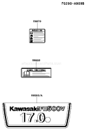 Page H Diagram and Parts List for FH500V AS15 Kawasaki Engine